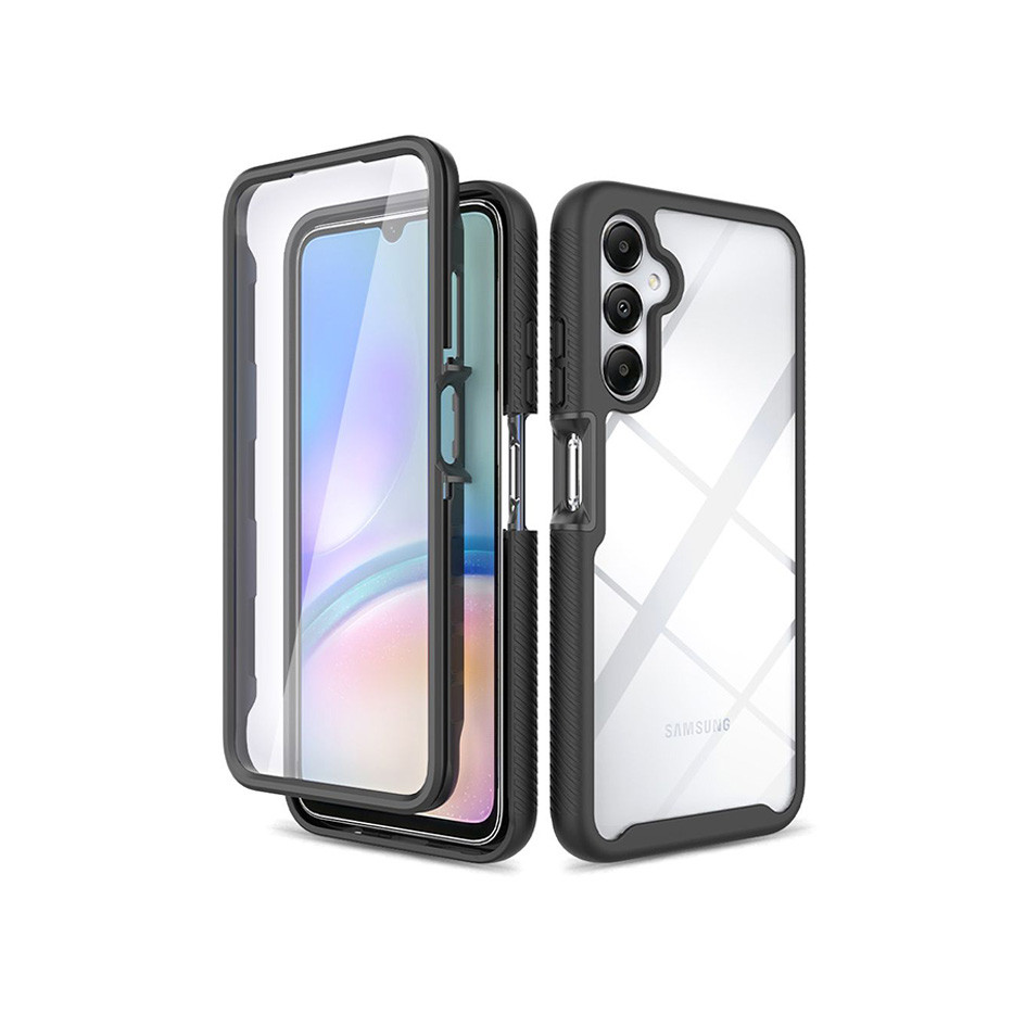 Samsung SM-A057F Galaxy A05s ütésálló hátlap - Tech-Protect Defense360 - fekete (TP691074)