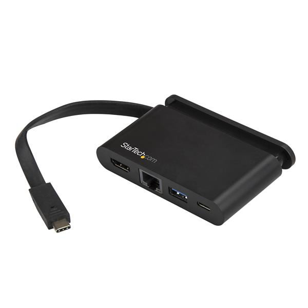 StarTech.com DKT30CHCPD stații de andocare și replicatoare de porturi pentru calculatoare portabile Prin cablu USB 3.2 Gen 1 (3.1 Gen 1) Type-C Negru