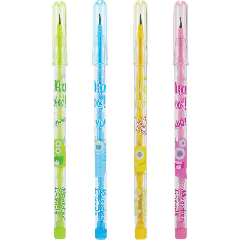 Deli Monster Friends tolóbetétes grafitceruza - Többféle (DEC086)