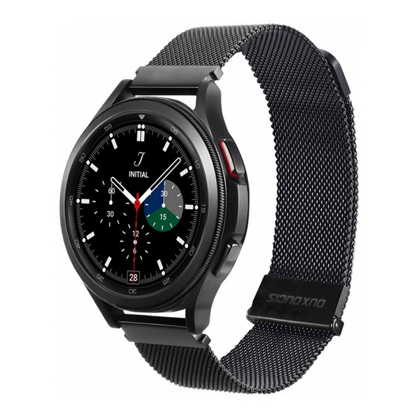 Dux Ducis Garmin Vivomove 5 Milánói Fém szíj 20 mm - Fekete