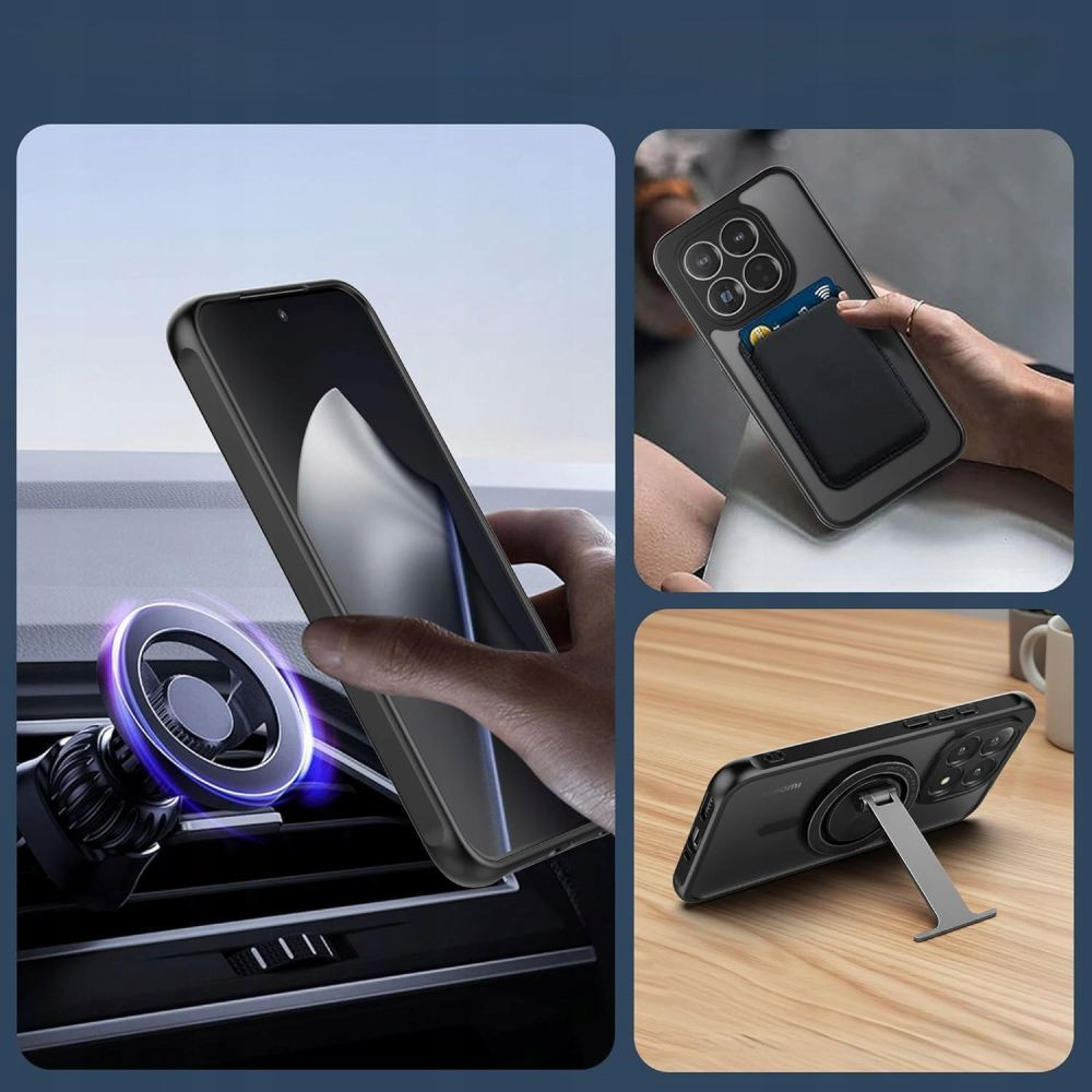 Tech-Protect Magmat Magsafe szilikon tok - Xiaomi 15T - matt fekete (TP334728)