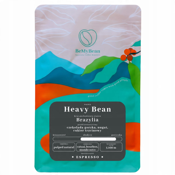 BeMyBean - kawa ziarnista Heavy Bean Brazylia Pulped Natural Espresso 250 g
