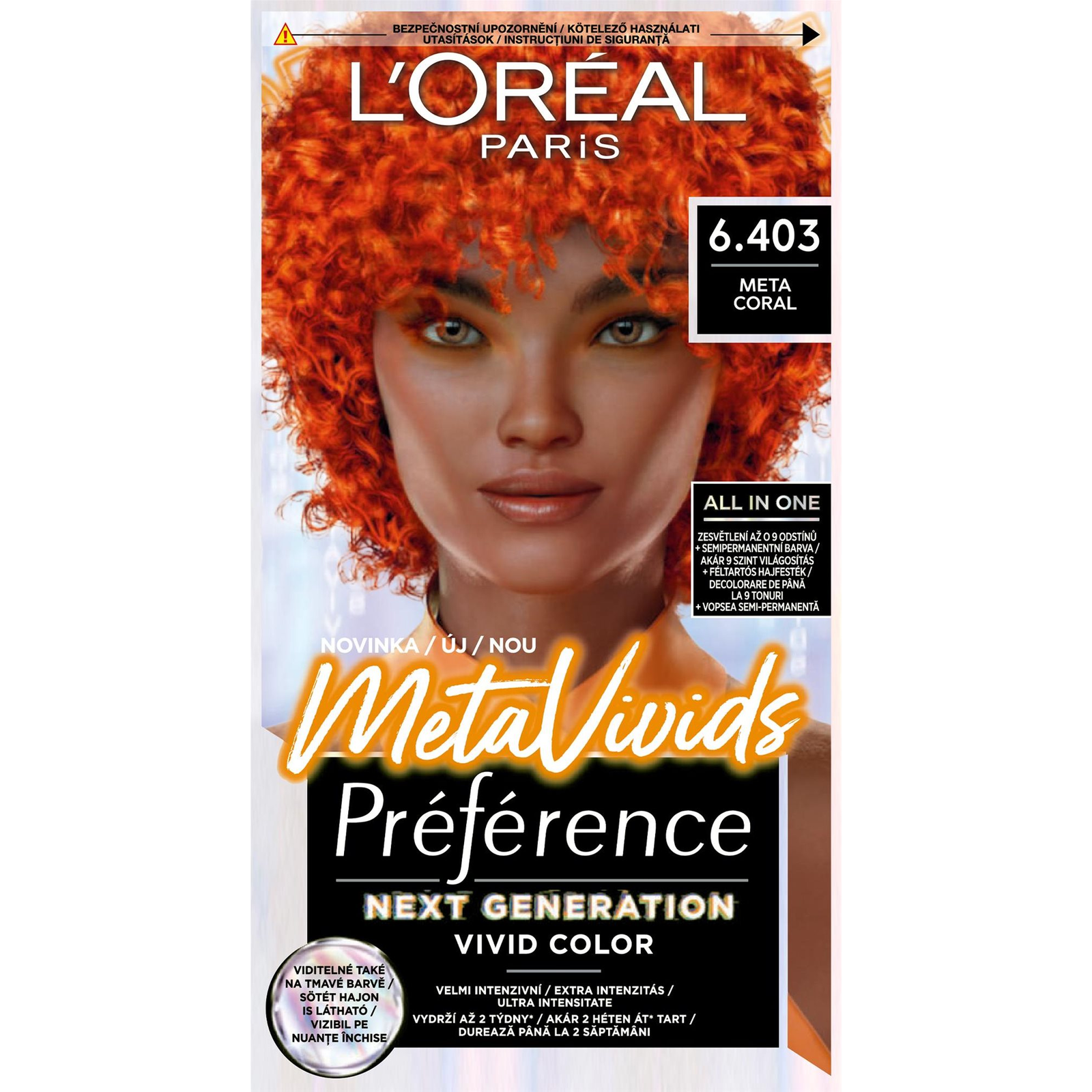 L'ORÉAL PARIS Preférence Meta Vivids Meta Coral (3600524105495)
