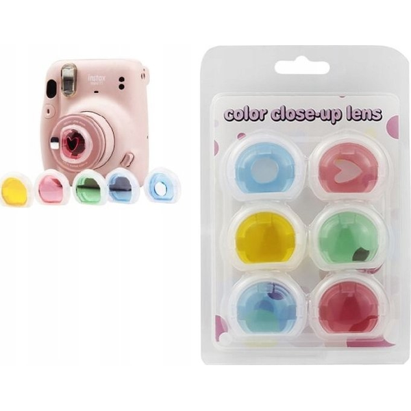 Filtr LoveInstant Zestaw Filtrów Efektowe 6w1 Filtry 6x Filtr Do Fuji Fujifilm Instax Mini 12