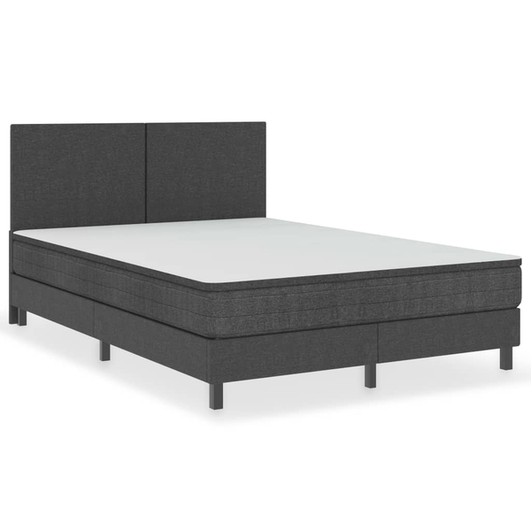 Pat continental, gri închis, 160 x 200 cm, material textil