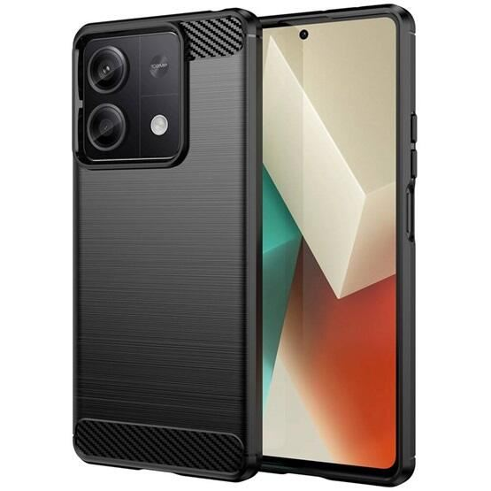 Gigapack Xiaomi Redmi Note 13 5G szálcsiszolt, karbon mintás tok fekete (GP-153571)