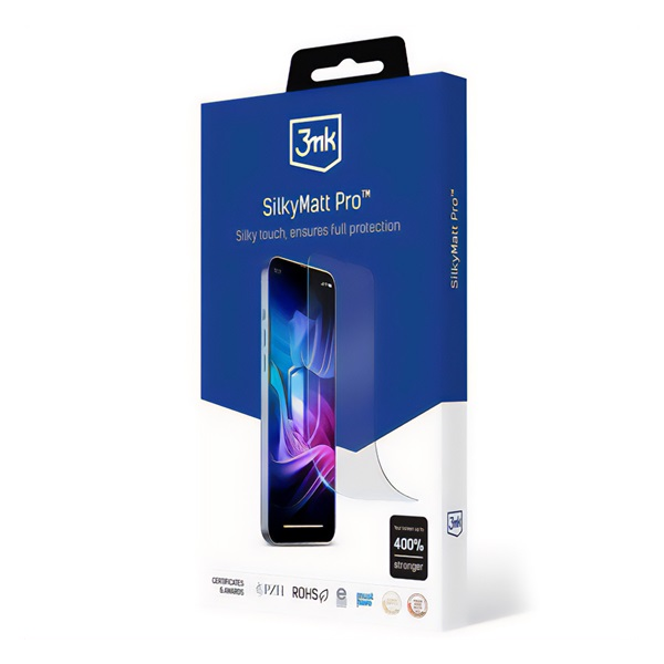 3mk SILKYMATT PRO képernyővédő fólia (matt, öngyógyító, tükröződésmentes, tokbarát + applikáló folyadék) ÁTLÁTSZÓ Honor 70 (GP-144150)