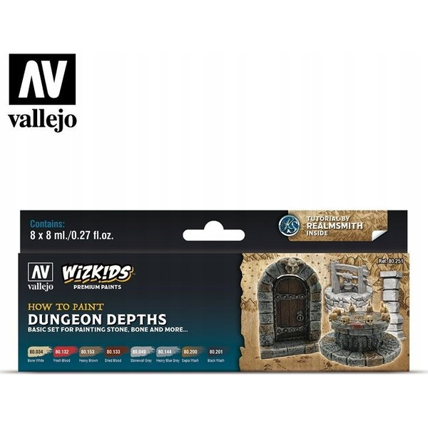  Vallejo Vallejo: Wizkids - Dungeon Dephts 8x8 ml