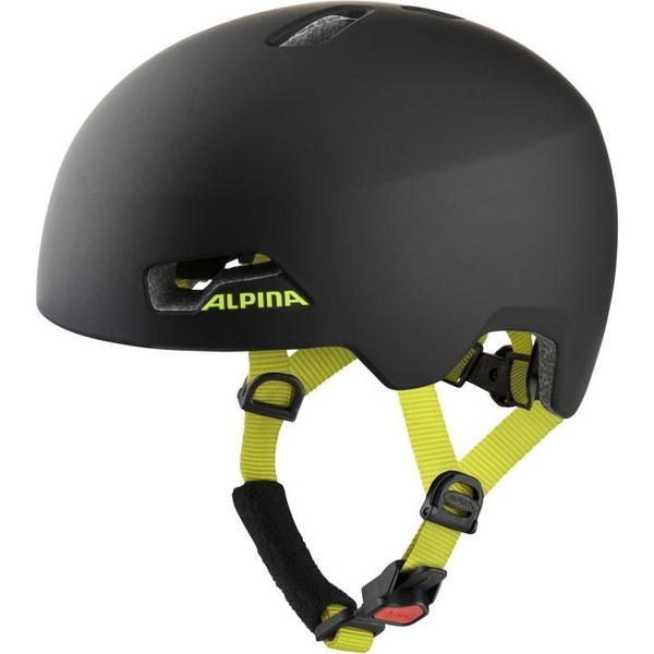 ALPINA HACKNEY black-neon yellow matt 51-56 cm