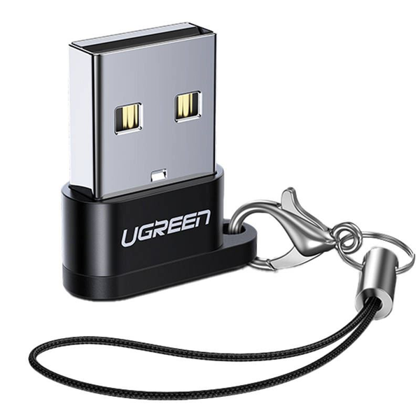 USB adaptér UGREEN USB-C na USB-A 2.0 (černý)