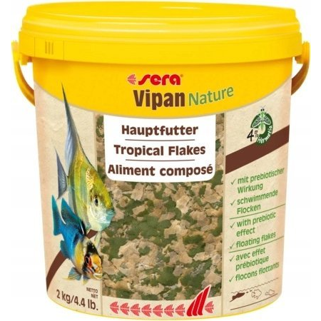Sera Vipan Nature 10 l / 2 kg Díszhaltáp (SE-32287)