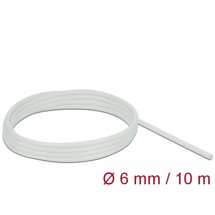 Delock üvegszálas borítás 10 m x 6 mm fehér (18930) (del18930)