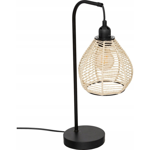 Lámpara De Metal "delia" H47,5cm Negro