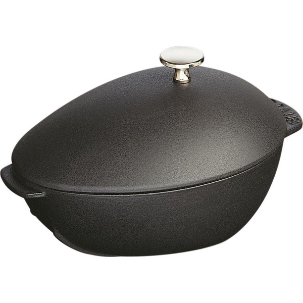  STAUB Garnek STAUB żeliwny owalny małż 2 ltr czarny uniwersalny