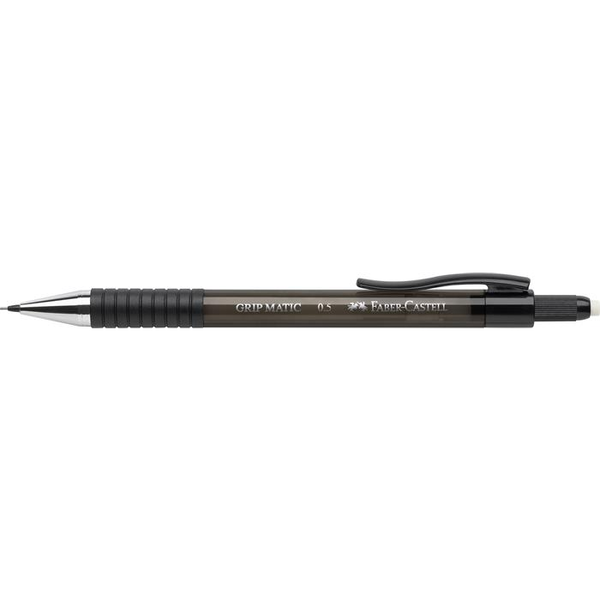 Faber-Castell Nyomósirón, 0,5 mm,  "Grip Matic 1375", fekete (TFC137599)