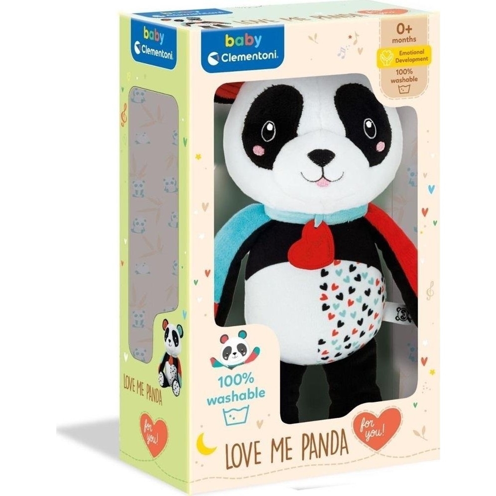 CLEMENTONI Baby Lovely Melodies plüss panda nyugtató zenével (17680 CLEMENTONI)