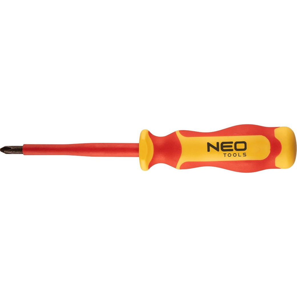 NEO 04-139 Csavarhúzó Ph 1000V, Szigetelt, PH2X6X100mm, S2 Acél (04-139)