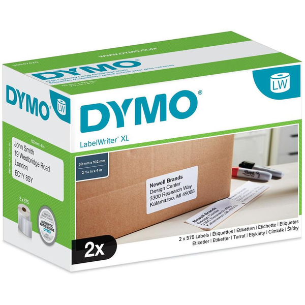 DYMO S0947420 High Capacity Етикети за доставка, 102 x 59 mm