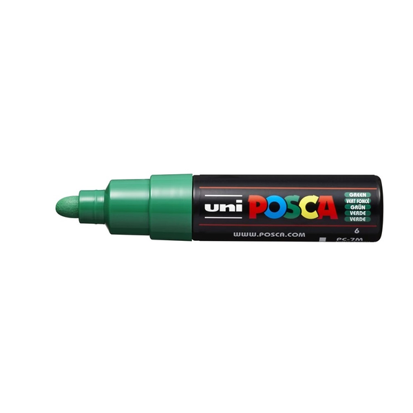 Uni Dekormarker 4,5-5,5mm, -Posca PC-7M zöld (2UPC7MZ)