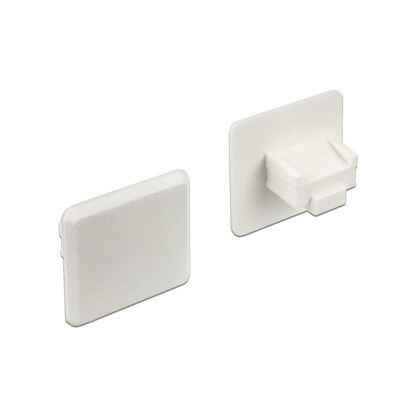 DELOCK Staubschutz für RJ45-Bu. o.Griff 10 St. weiß