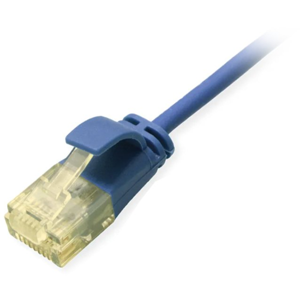 Equip Patchkabel Cat6A Slim U/UTP 2xRJ45  2.00m    blau LSZH Polybeutel