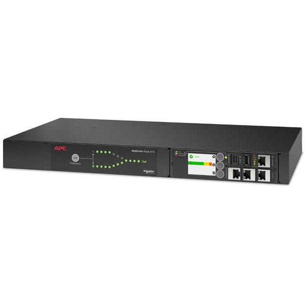 APC NetShelter Rack Automatic Transfer Switch, 1U, 16A, 230V