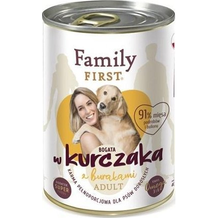 Family First FamilyFirst Bogata w kurczaka+burak adult 400g