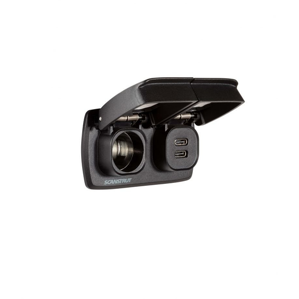 Ładowarka 2x USB-C + 12V gniazdo zapalniczki Scanstrut SC-MULTI-F1