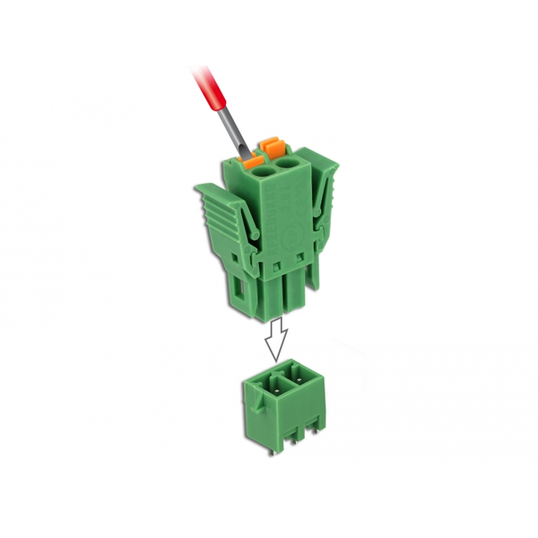DELOCK Terminalblock Set f. Platine 2 Pin 3,81mm Rastermaß