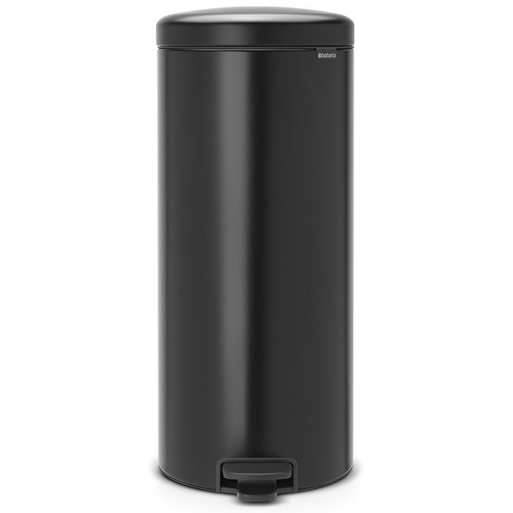 Brabantia NewIcon pedálos szemetes, 30 l, matt fekete (114540)