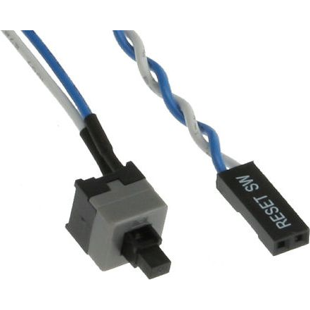  InLine Przycisk reset z kablem, 0.3m (26648A)