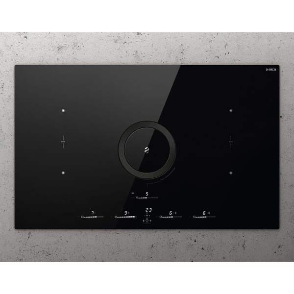 Elica Placa De Inducción Al Vacío, 83cm 4 Fuegos 7400w, Negro, Interruptor Nikolatesla Resplandor Bl/f/83, Prf0183878 - Prf0183878