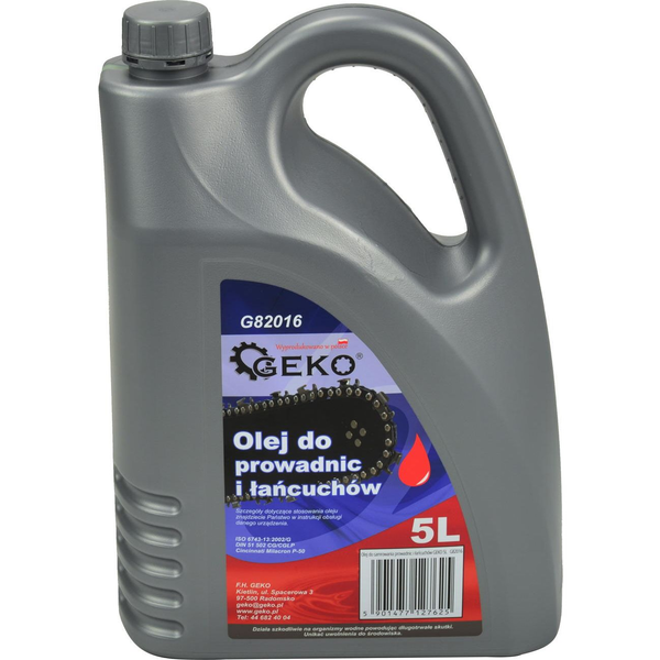  Geko olej do prowadnic i łańcuchów 5L (G82016)