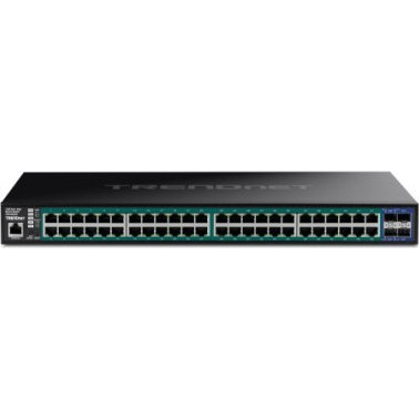 TRENDnet 52-Port Gigabit Web Smart PoE+ Switch w.10G SFP+