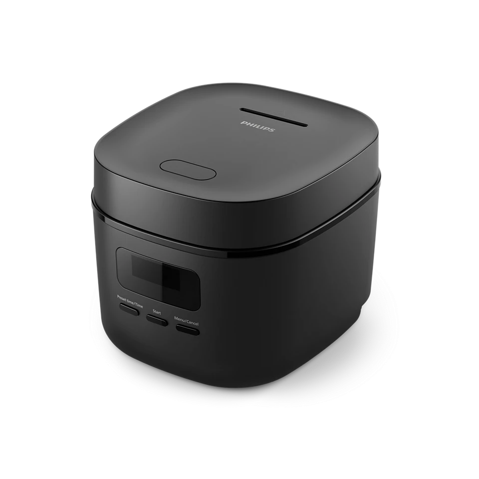 Philips HD3080/80 3000 Series Mini rizsfőző 1,8L - Fekete (HD3080/80)