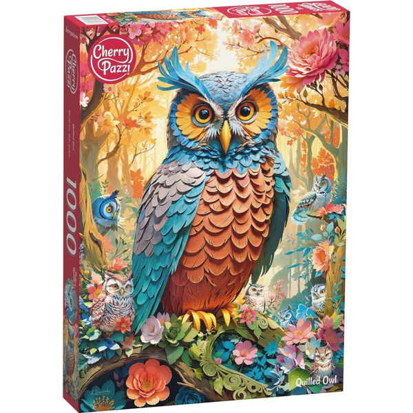 Platon *****Puzzle 1000 Cherrypazzi Quilled owl 30776