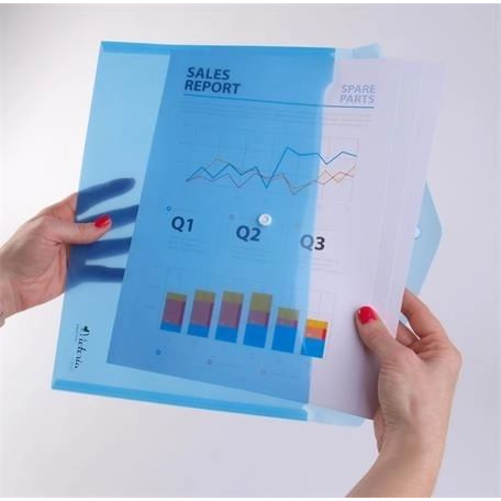 Victoria patentos irattartó tasak A4 kék (IDITA4K) (IDITA4K)