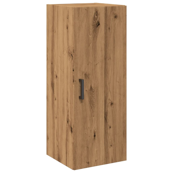 Dulap pe perete stejar artizanal, 34,5x34x90 cm, lemn prelucrat