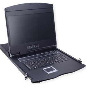 Przełącznik Value Przełącznik KVM VALUE 19, 8 portów, 48 cm (19) TFT (16:9), VGA, USB, klawiatura niemiecka (DE)