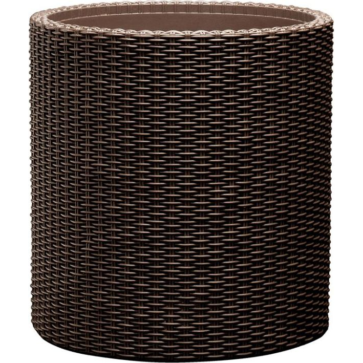 Keter Cylinder L virágcserép, barna (223947)