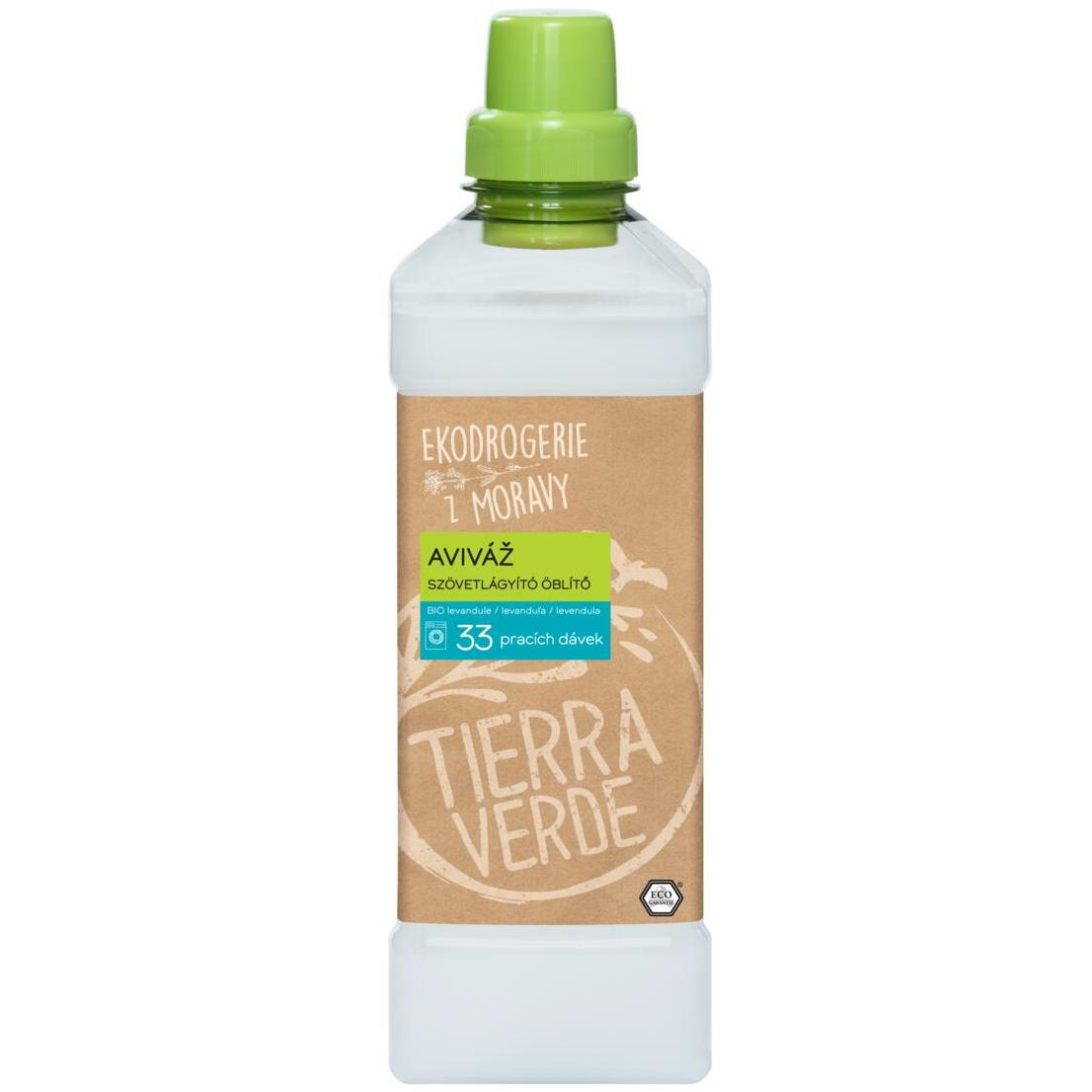 TIERRA VERDE lágyító bio levendula illóolajjal 1 l (33 mosás) (8595691817898)