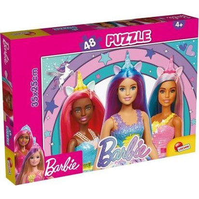 Barbie mágikus unikornis 48db-os puzzle 35x25cm - Lisciani (304-99436)