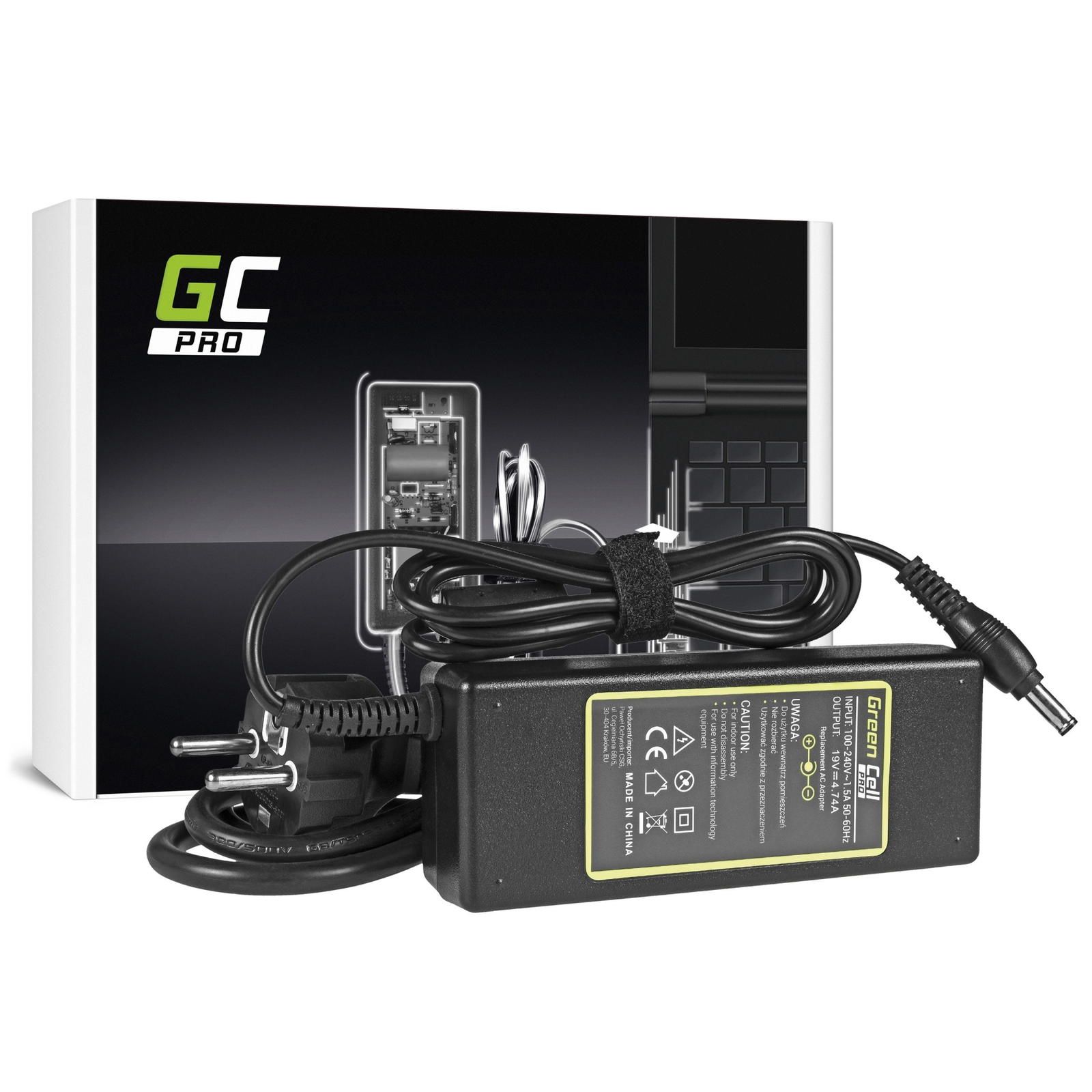 Green Cell PRO AD21P 90W Univerzális notebook adapter (AD21P)