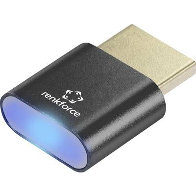 Renkforce Display Adapter, Virtual HDMI Emulator (EDID), 4K HDMI™ DisplayPort extender (RF-6685716)