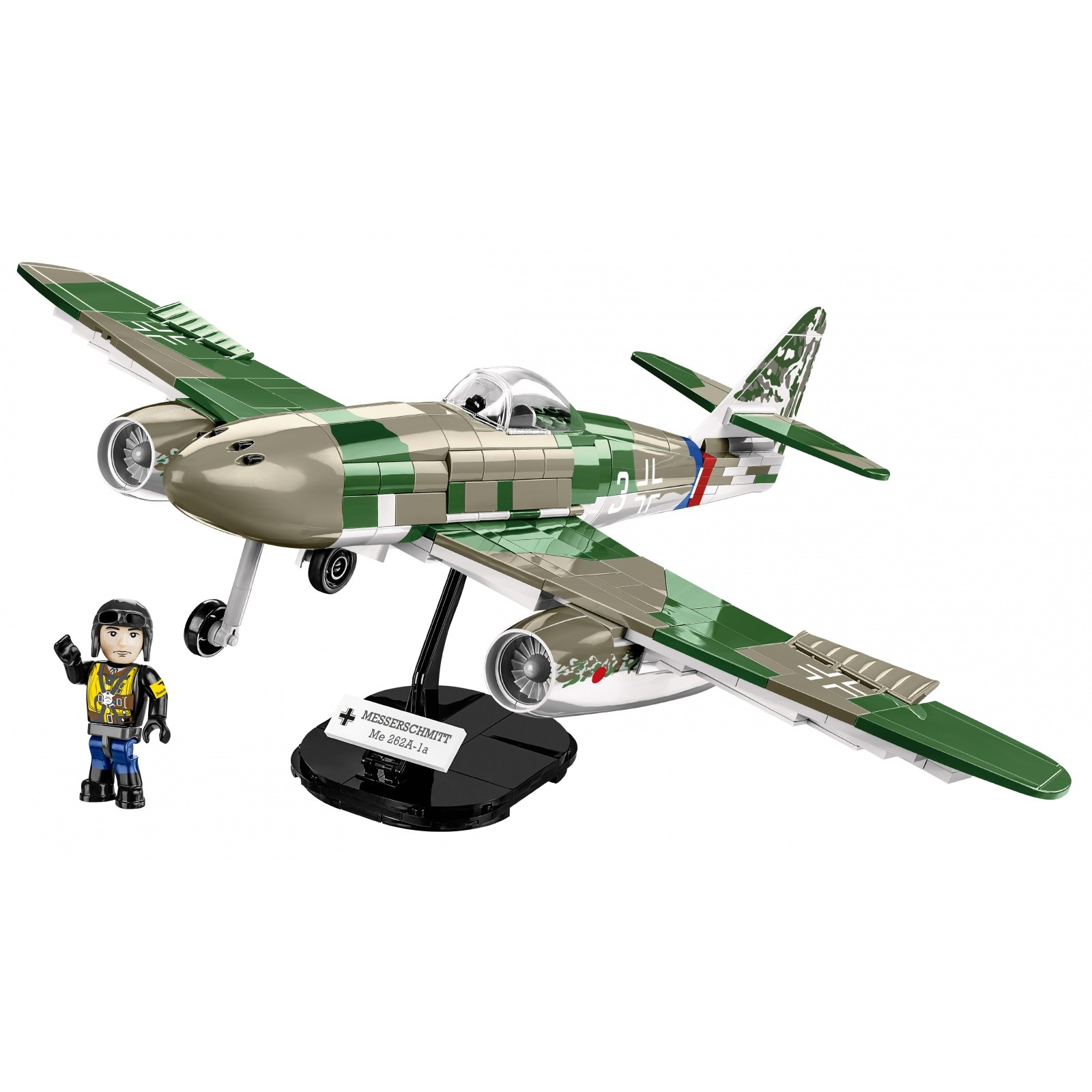 Cobi Messerschmitt ME 262A-1A repülőgép 390 darabos építő készlez (5721)