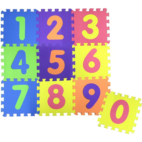 COSING EVA Puzzle alátét - Számok (10 db) (8595608803921)