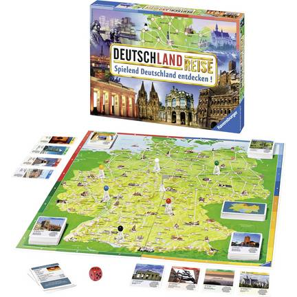 Настолна игра „Ravensburger Deutschlandreise“ за 2–6 играчи