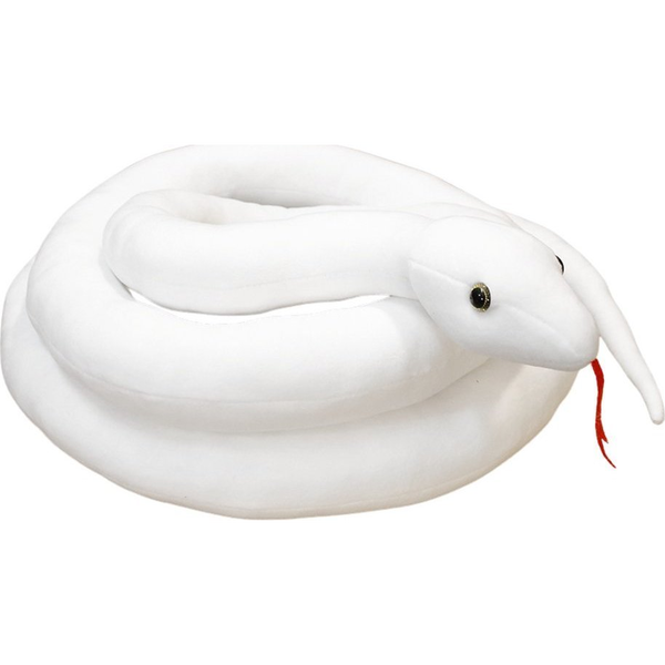 Plüss Kígyó - 300 cm, Fehér