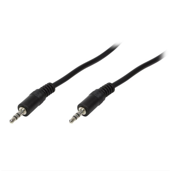 LogiLink Audiokabel 1x 3,5mm -> 1x 3,5mm St/St 10.00m bk