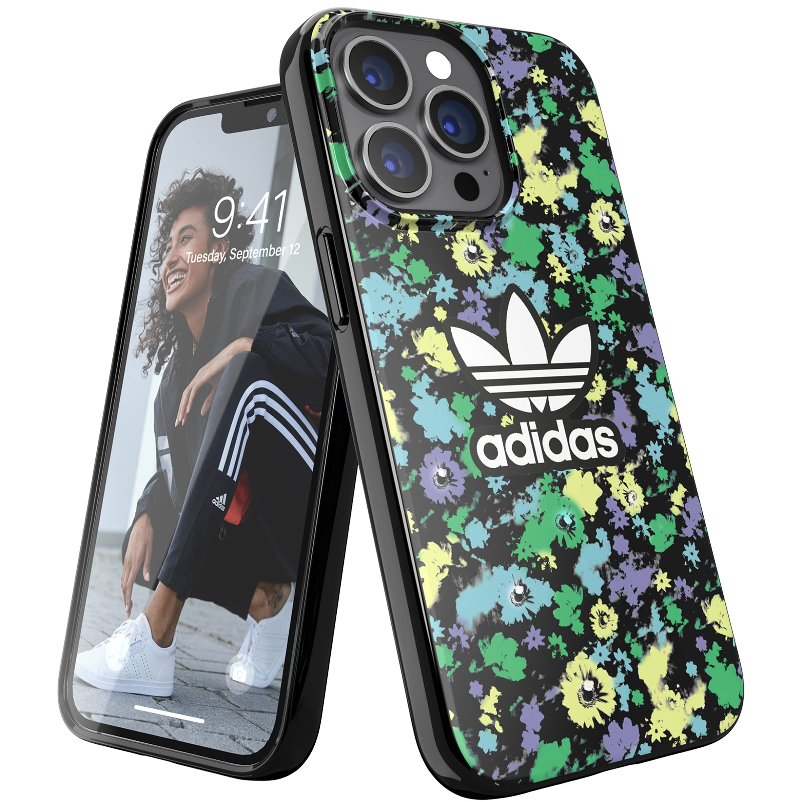 Adidas OR Snap Case Flower AOP Apple iPhone 13 / 13 Pro Tok - Virágmintás (47104)